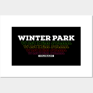 I Love Winter Park Colorado USA Vintage Tshirt Gift Idea Posters and Art